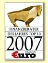 Finanzberater des Jahres 2007 - TOP 10